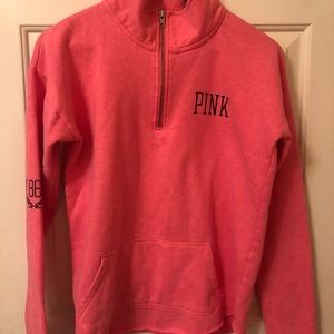 Victoria’s Secret PINK pink zip up sweat shirt